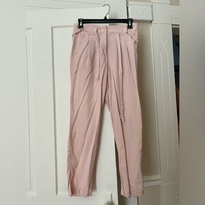 Light pink cotton professional pants
